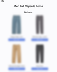 Men's Fall Expansion Capsule (2025)