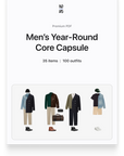 Men’s Year-Round Core Capsule (2025)