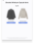 Elevated Athleisure Mini Expansion Capsule