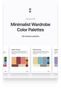 Minimalist Wardrobe Color Palettes