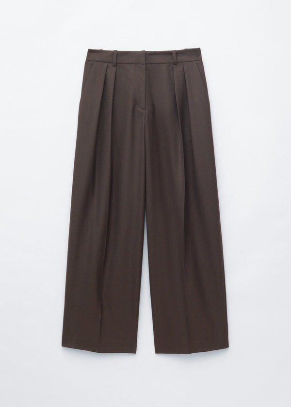 Tailored Trousers | Brown