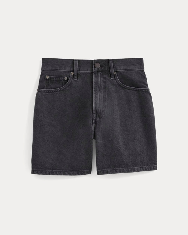 Denim Shorts | Washed Black