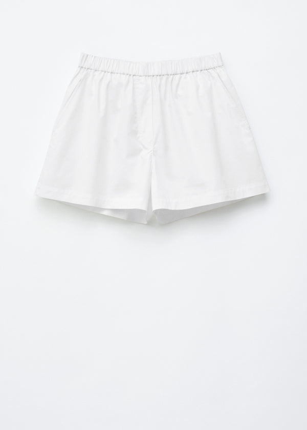 High-Waist Shorts | White