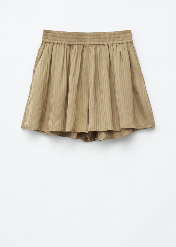 Striped Shorts | Beige