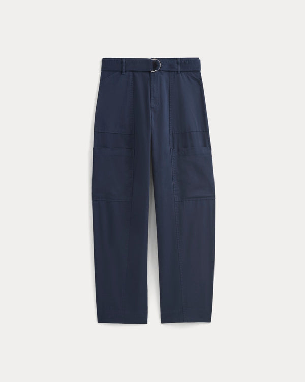 Straight-Leg Cargo Pants | Navy