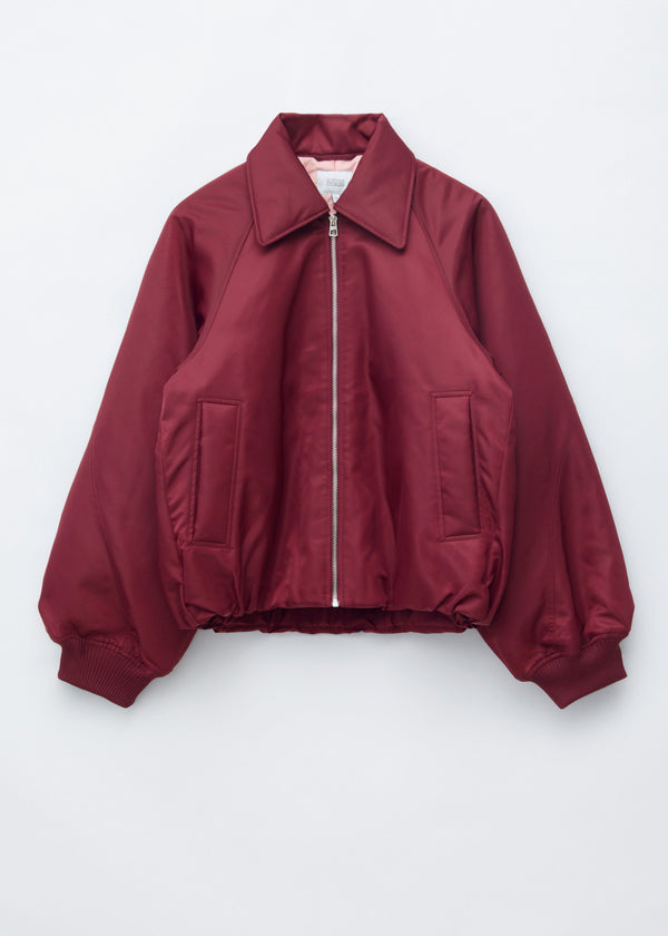 Bomber Jacket | Burgundy