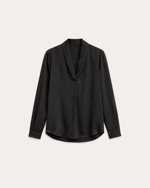 Tonal Silk Blouse