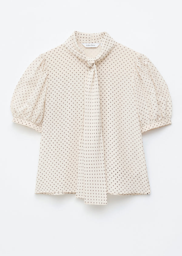 Printed Blouse | White