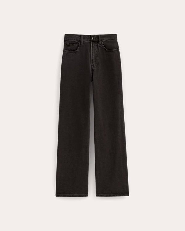 Wide-Leg Jeans | Washed Black