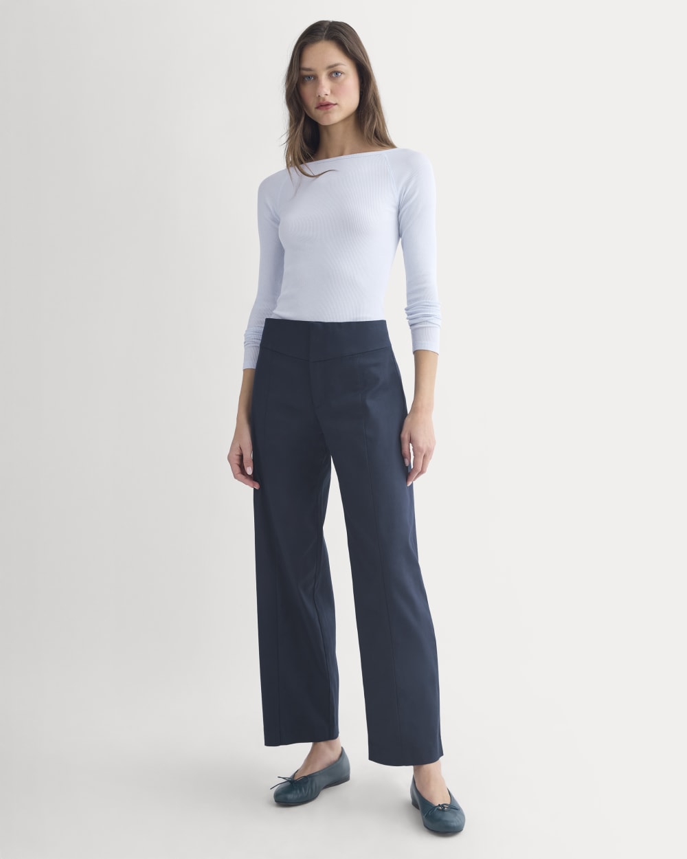 Matching Wide-Leg Trouser