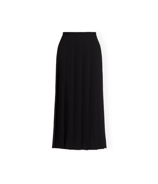 A-Line Midi Skirt (Black)