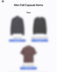 Men's Fall Capsule (2025)