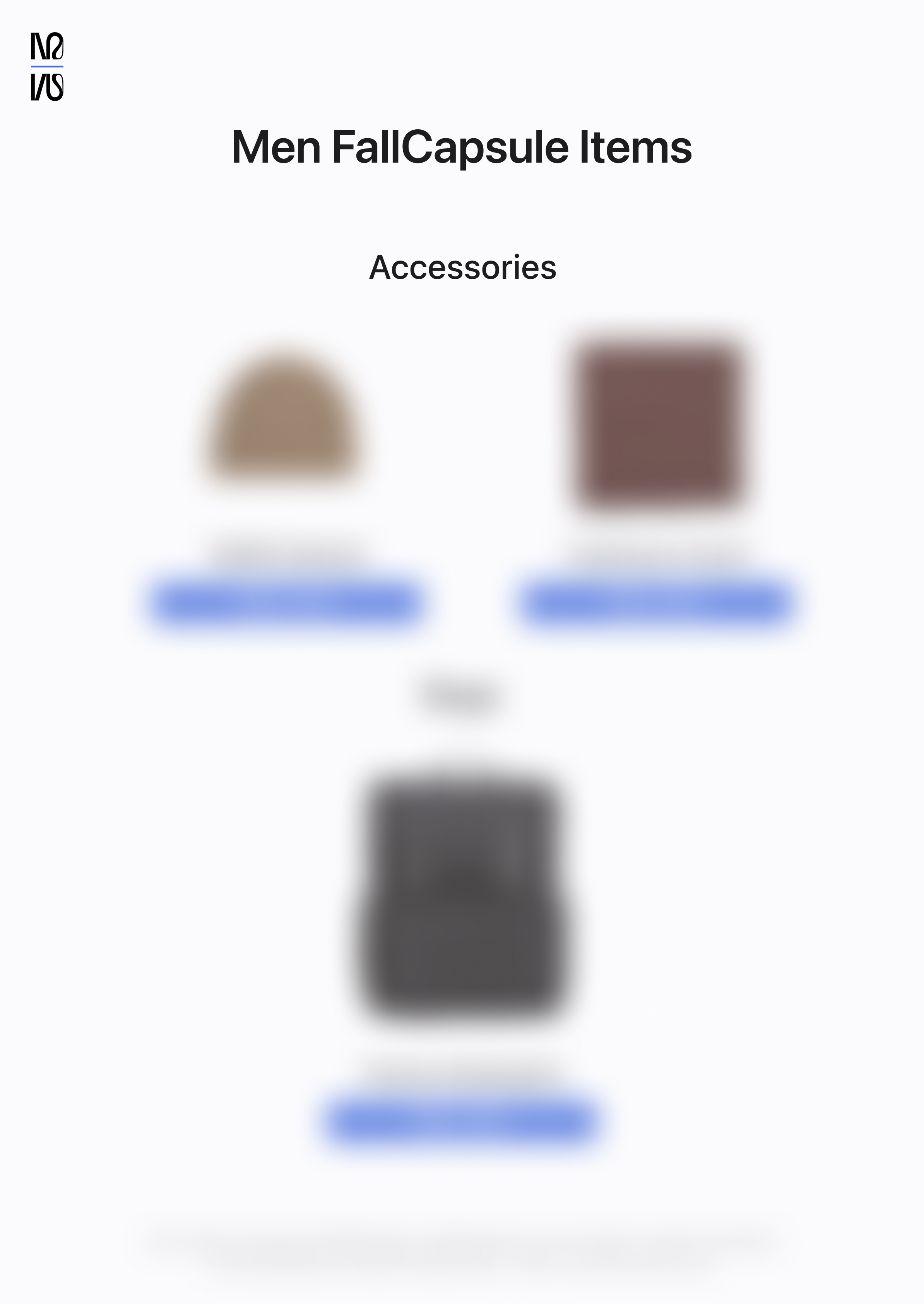 Men's Fall Expansion Capsule (2025)