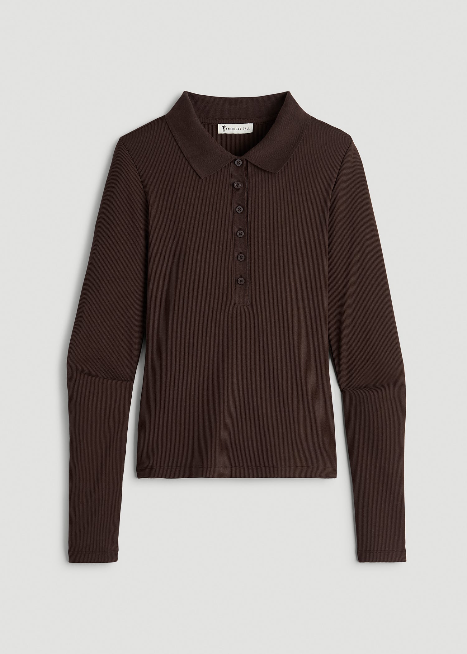 Fine Rib Long-Sleeve Top