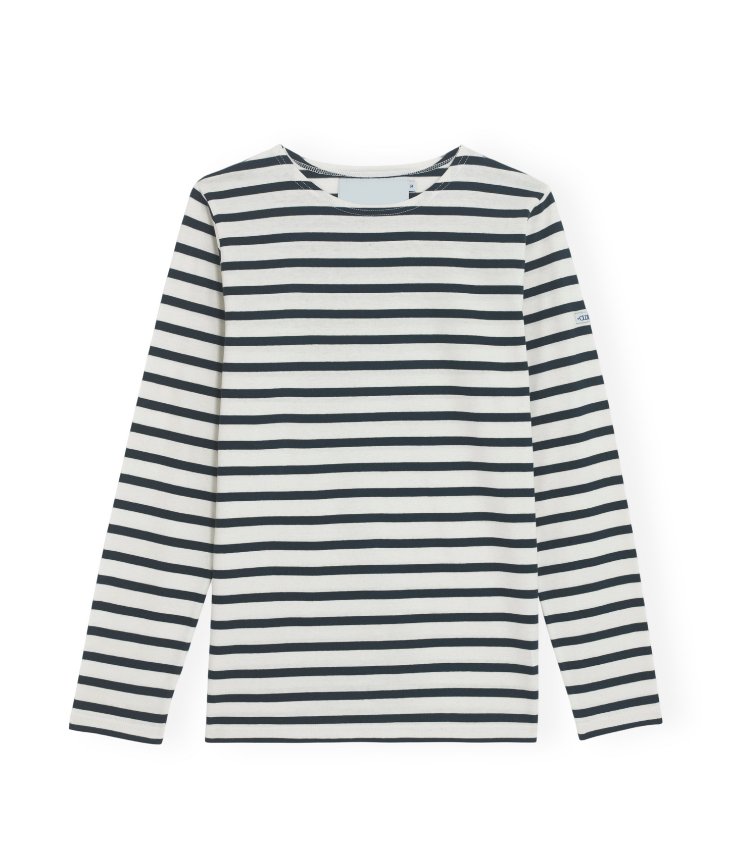 Breton Stripe Shirt (White/Black)