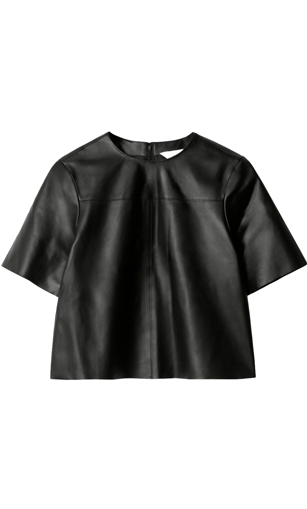 Boxy Leather T-Shir t