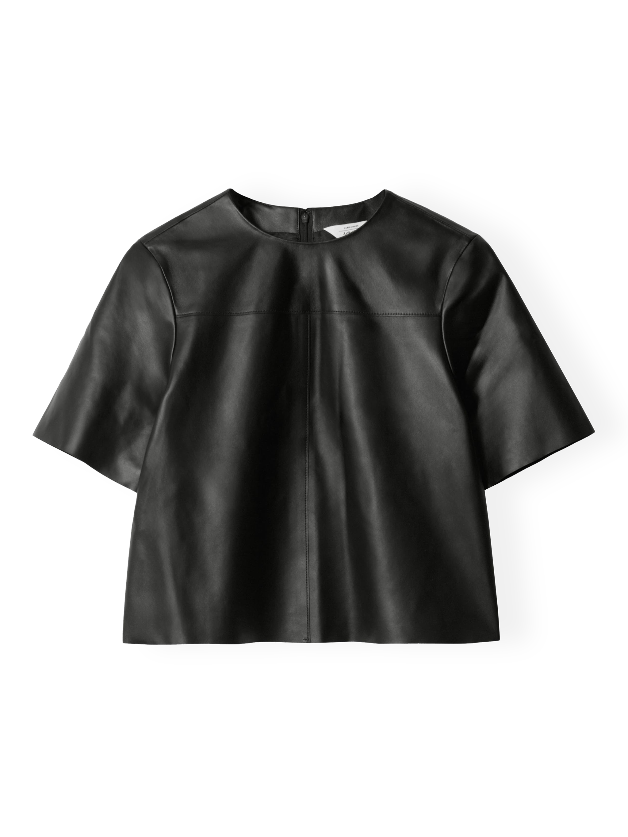 Boxy Leather T-Shir t