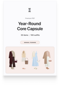 Year-Round Core Capsule 2026 (Minimal Feminine)