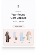 Year-Round Core Capsule 2026 (Minimal Feminine)