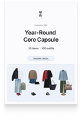 Year-Round Core Capsule 2026 (Modern Casual)