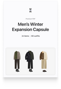 Men's Winter Expansion Capsule (2025)