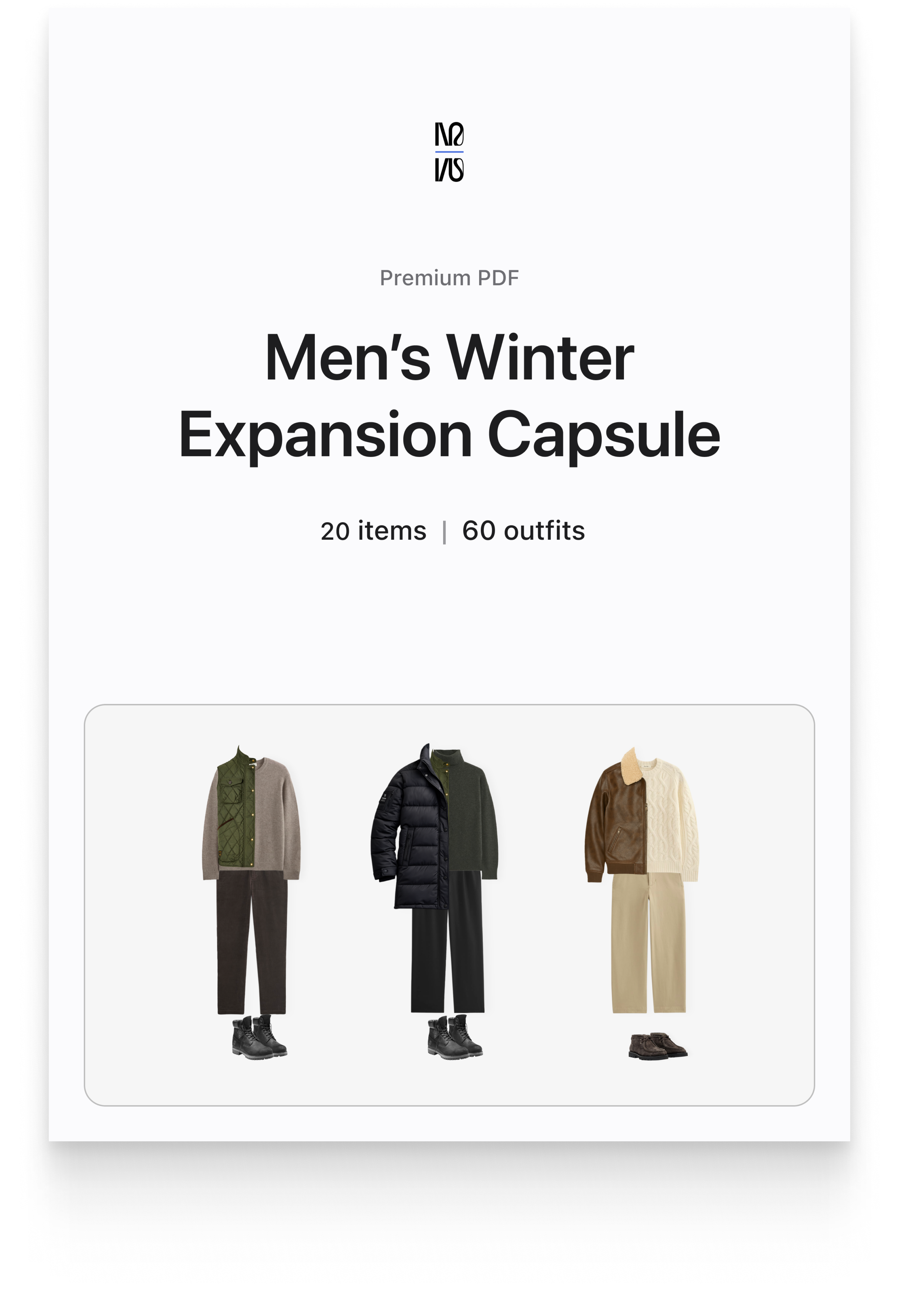 Men's Winter Expansion Capsule (2025)