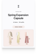 Spring Expansion Capsule 2026 (Minimal Feminine)