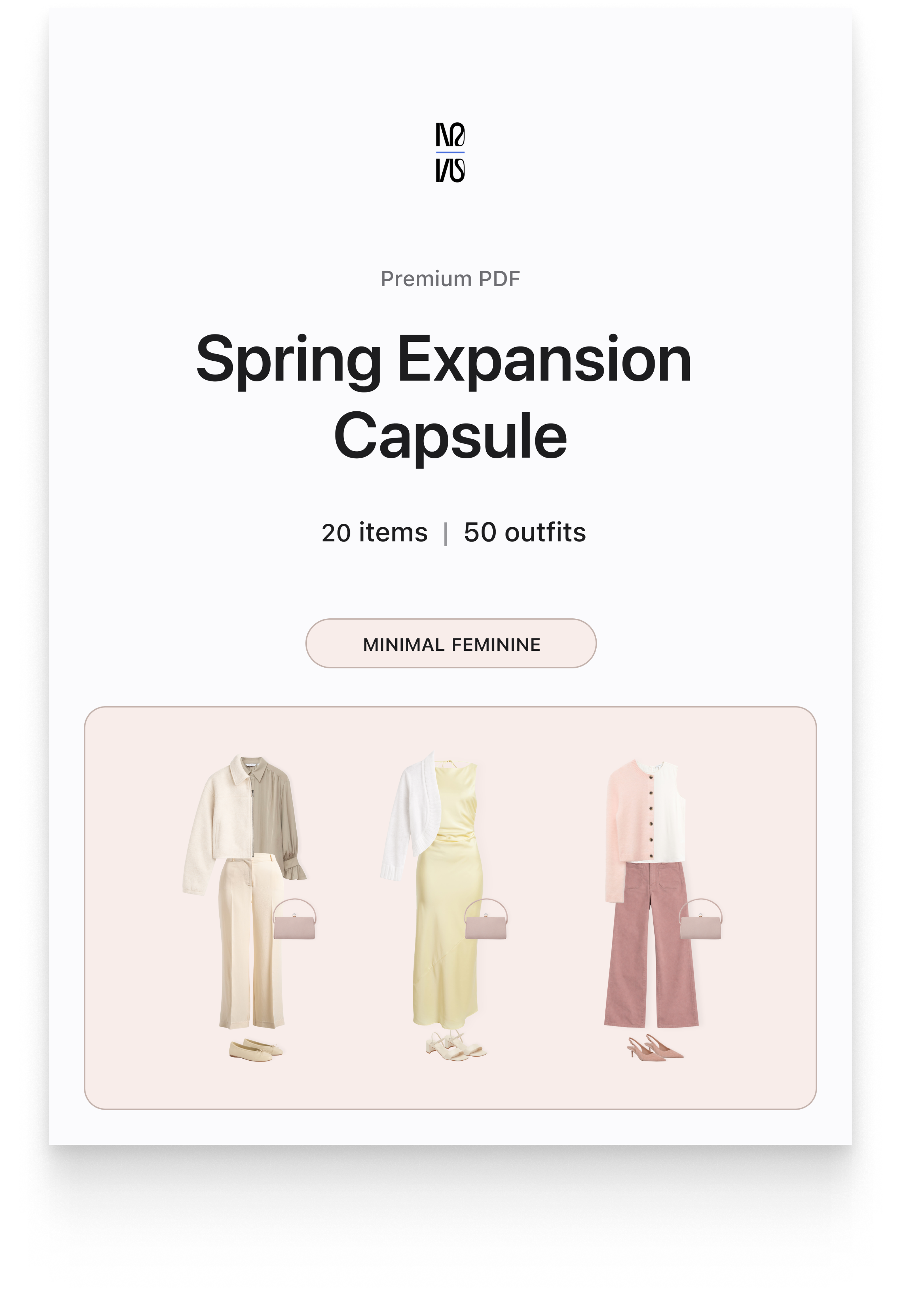 Spring Expansion Capsule 2026 (Minimal Feminine)