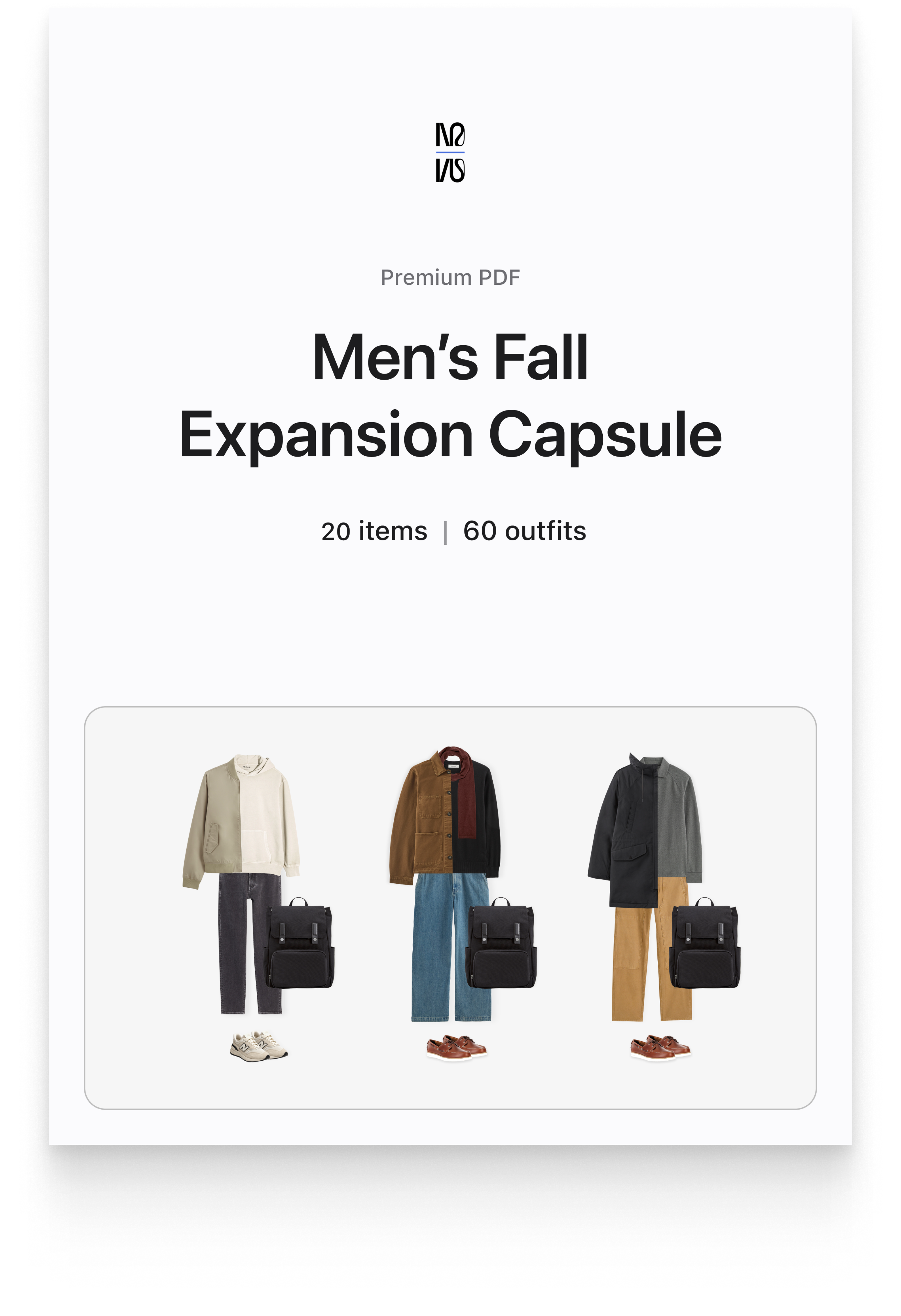 Men's Fall Expansion Capsule (2025)