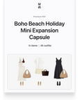 Boho Beach Holiday Mini Expansion Capsule