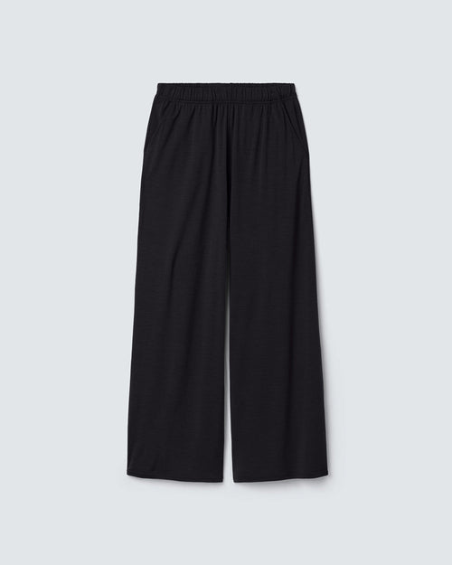 Wide-Leg Knit Pants