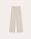 Wide-Leg Linen Trouser