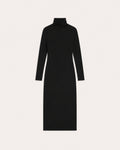Wool-Blend Midi Dress