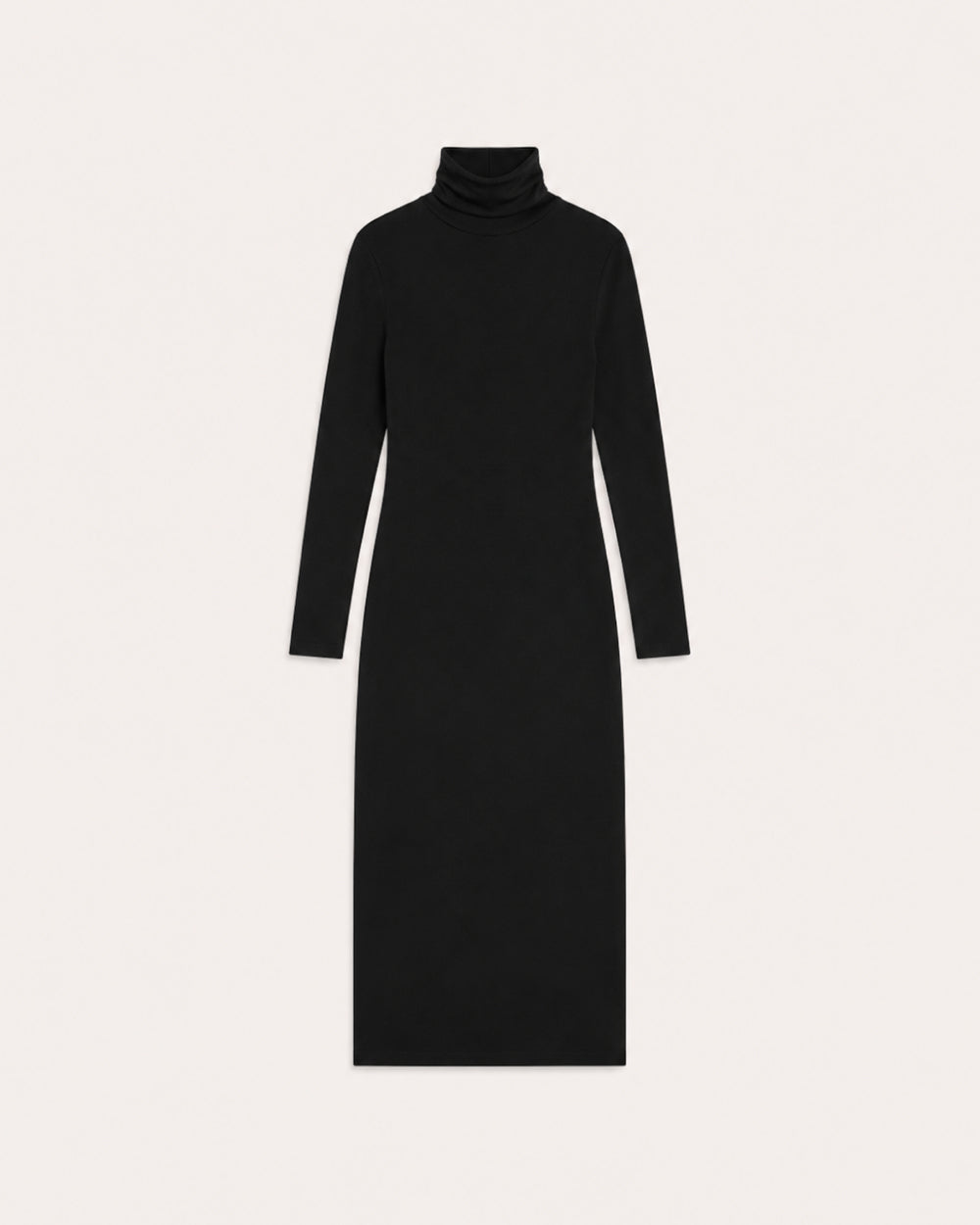 Wool-Blend Midi Dress