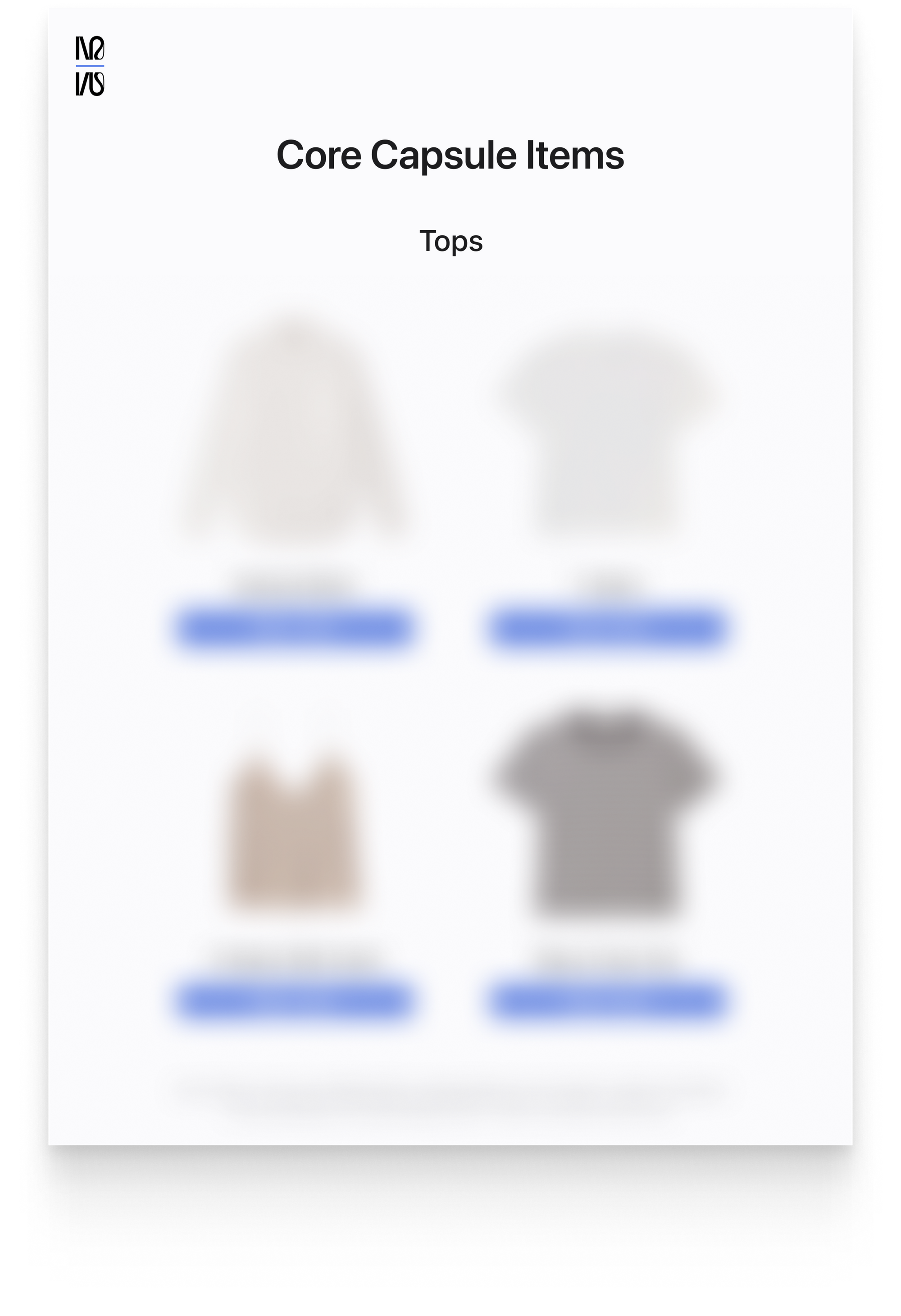 Year-Round Core Capsule (2025)