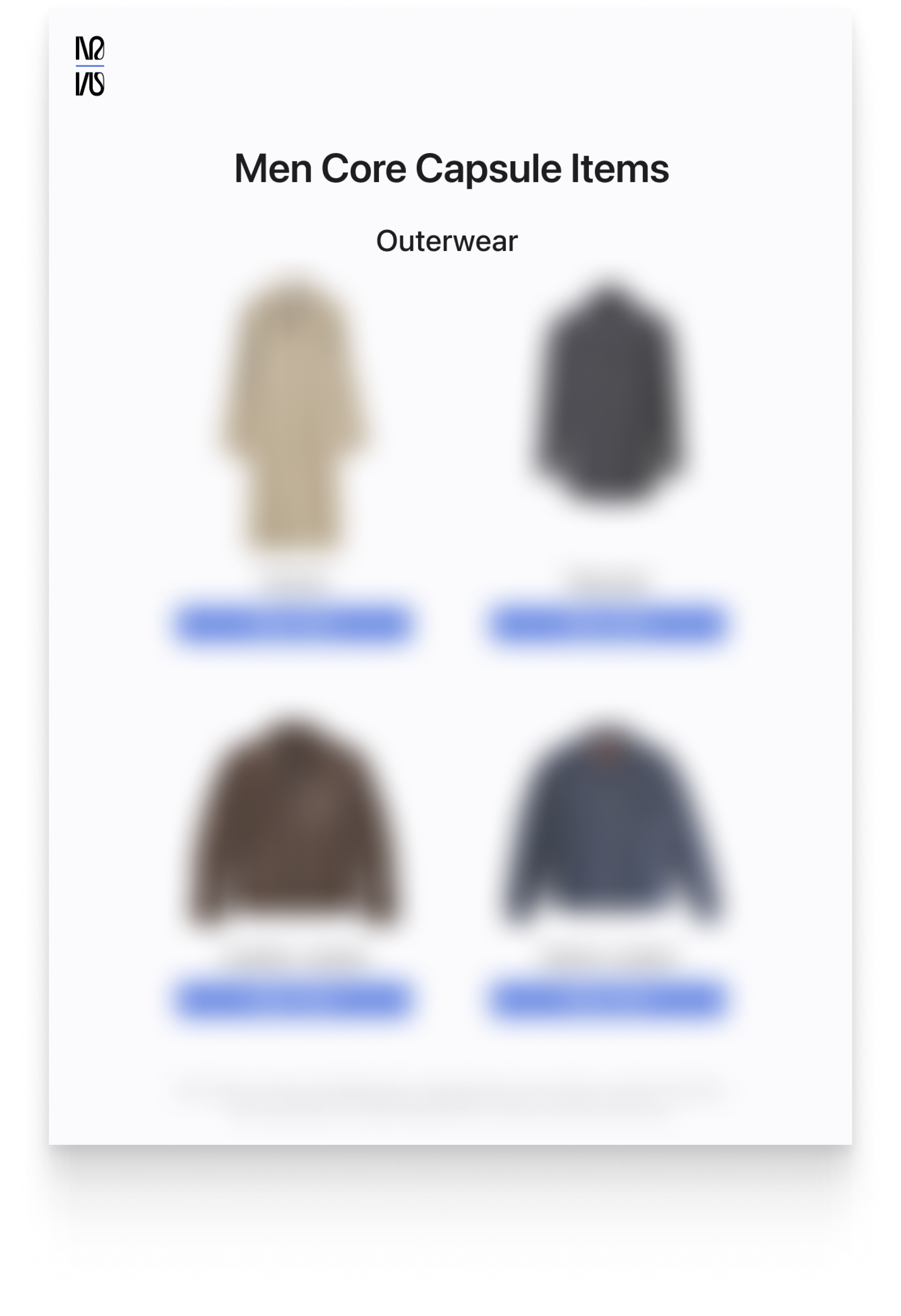 Men's Year-Round Core Capsule (2025)