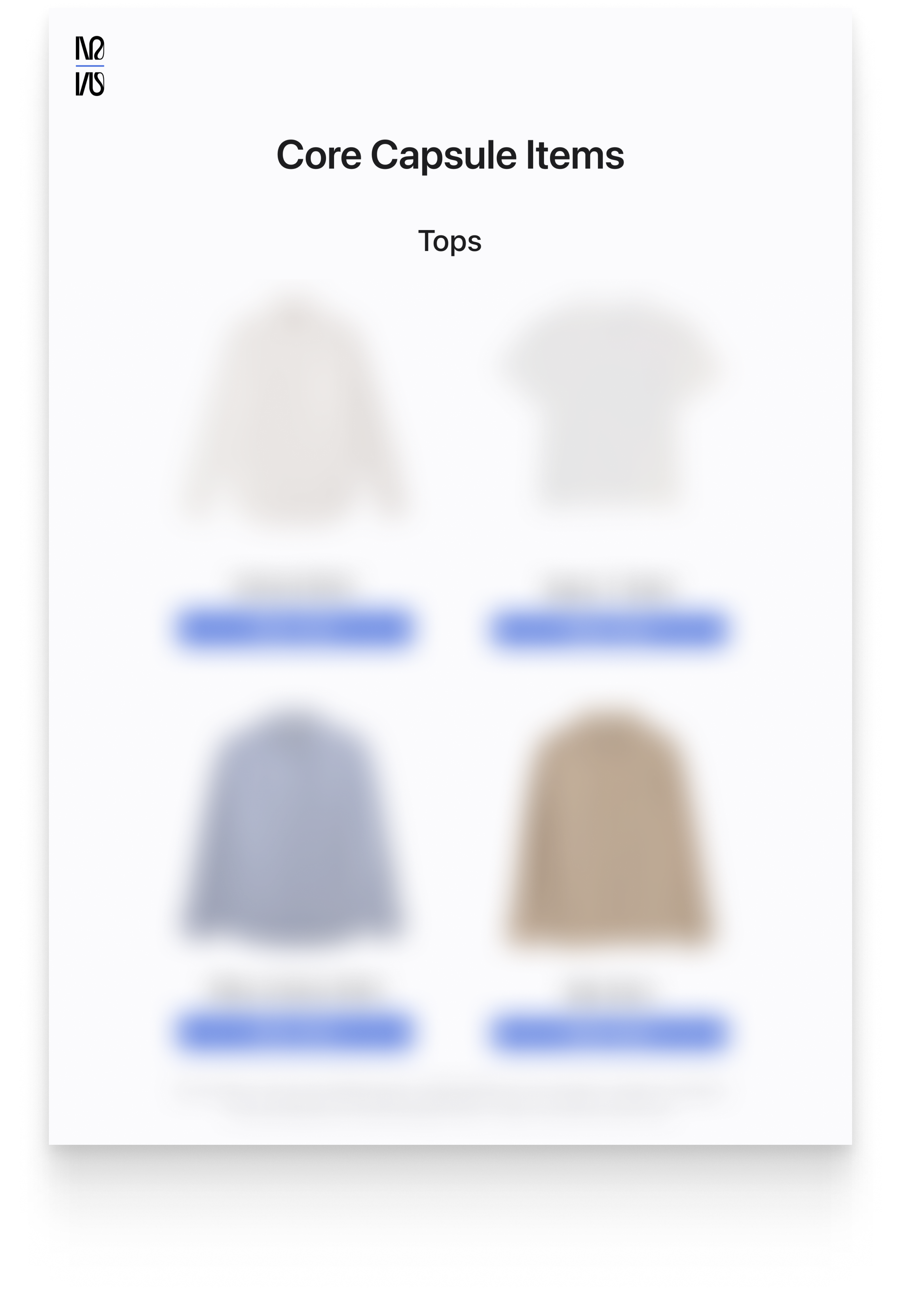 Year-Round Core Capsule™