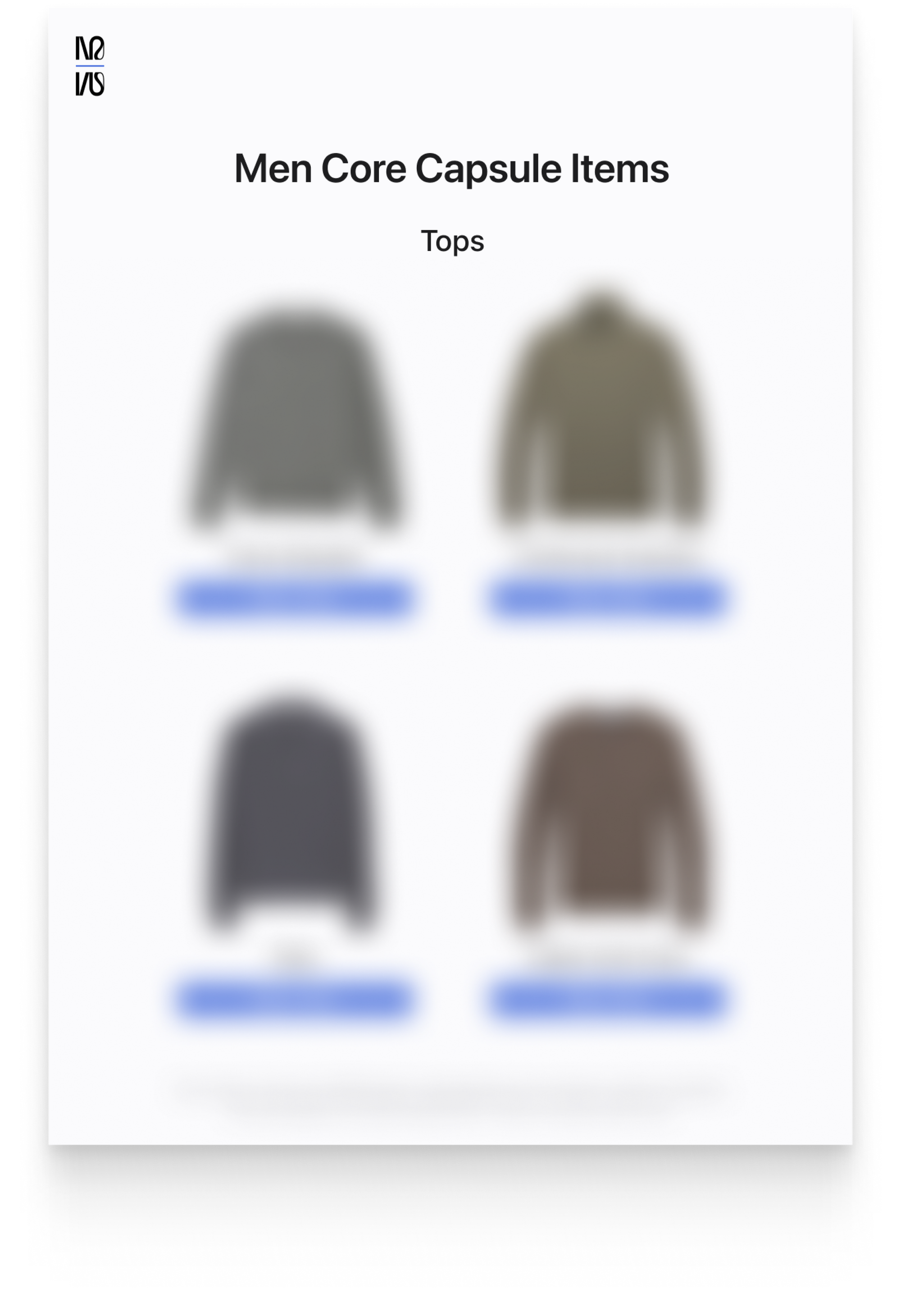 Men’s Year-Round Core Capsule (2025)