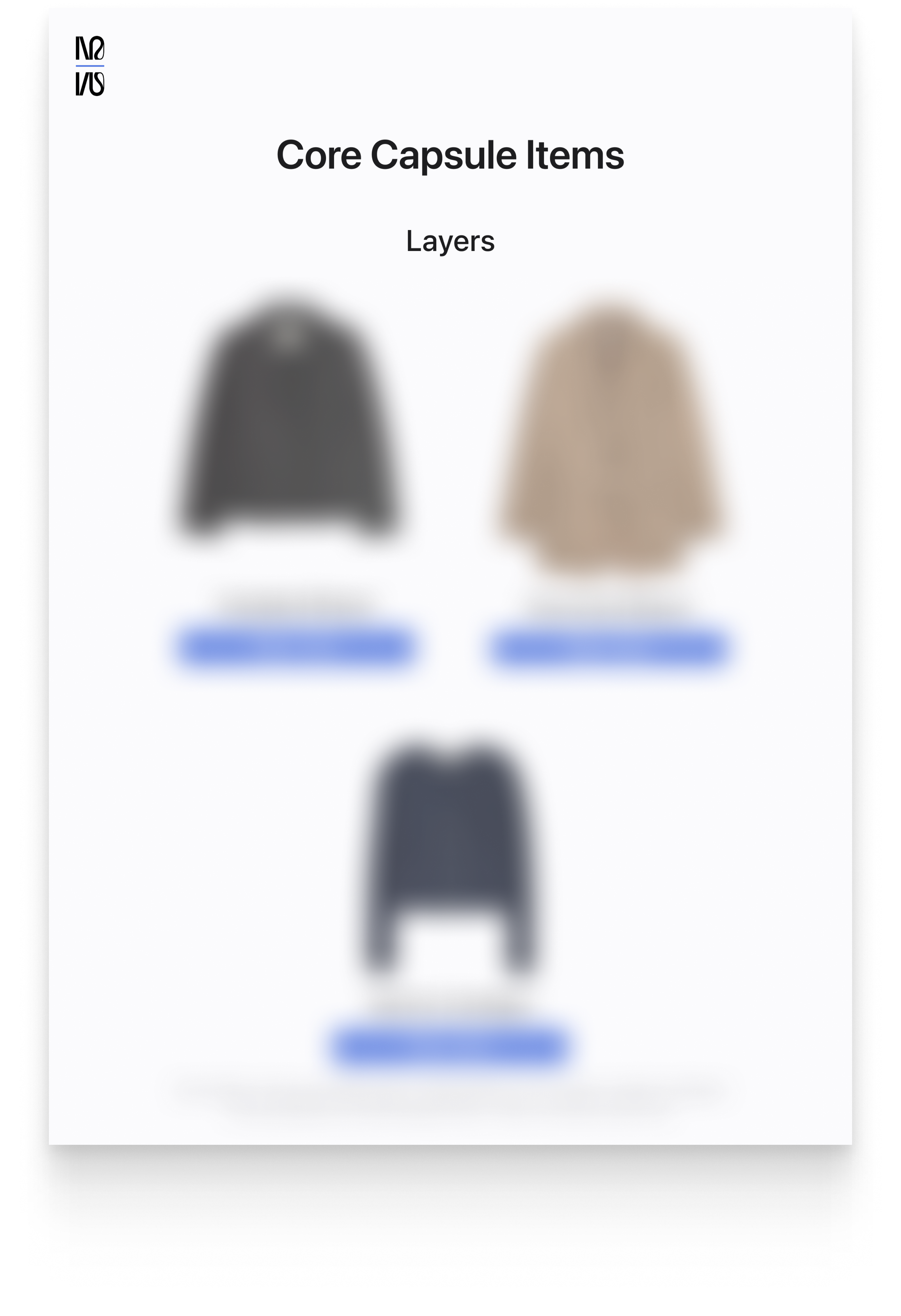 Year-Round Core Capsule™