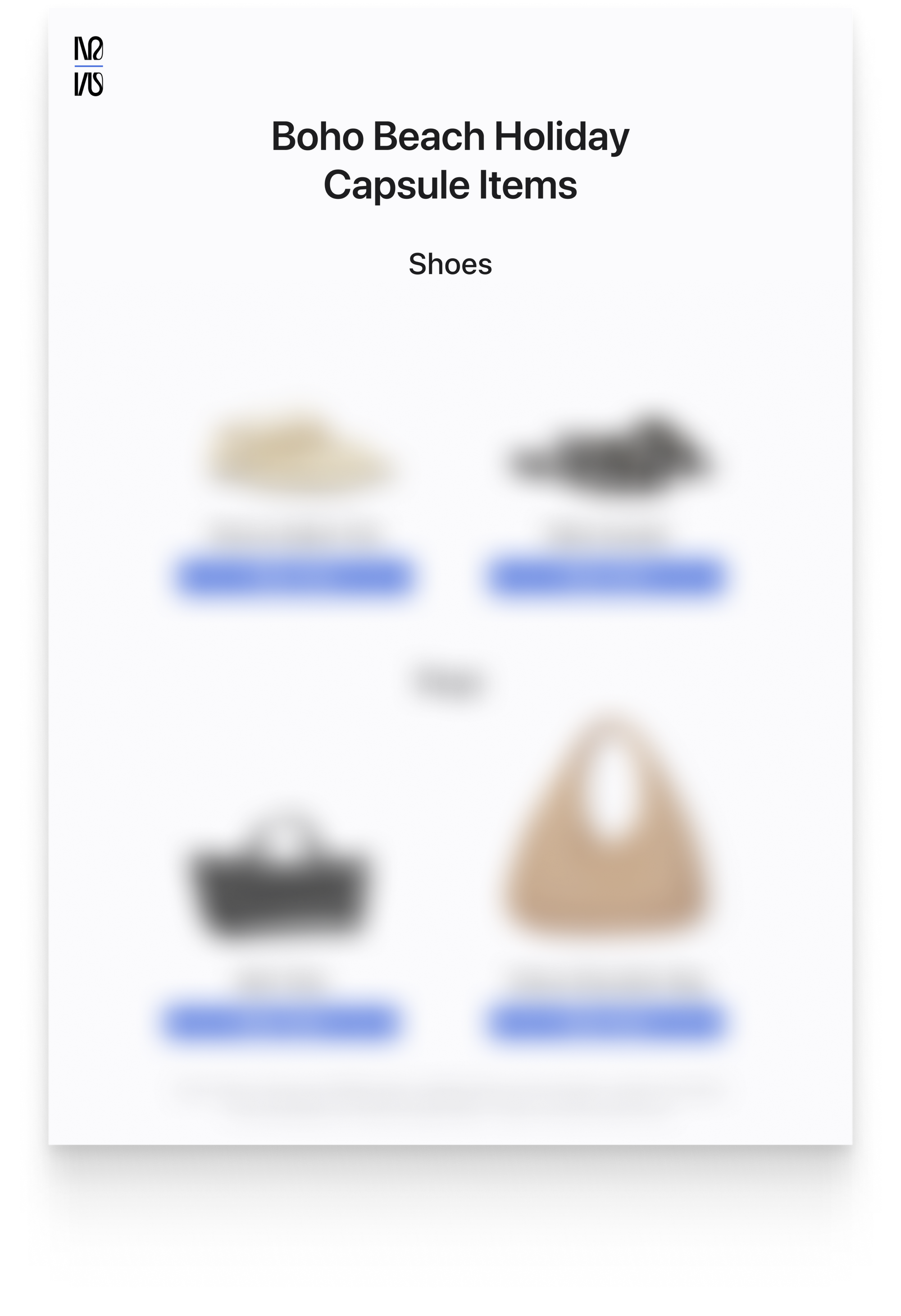 Boho Beach Holiday Mini Expansion Capsule