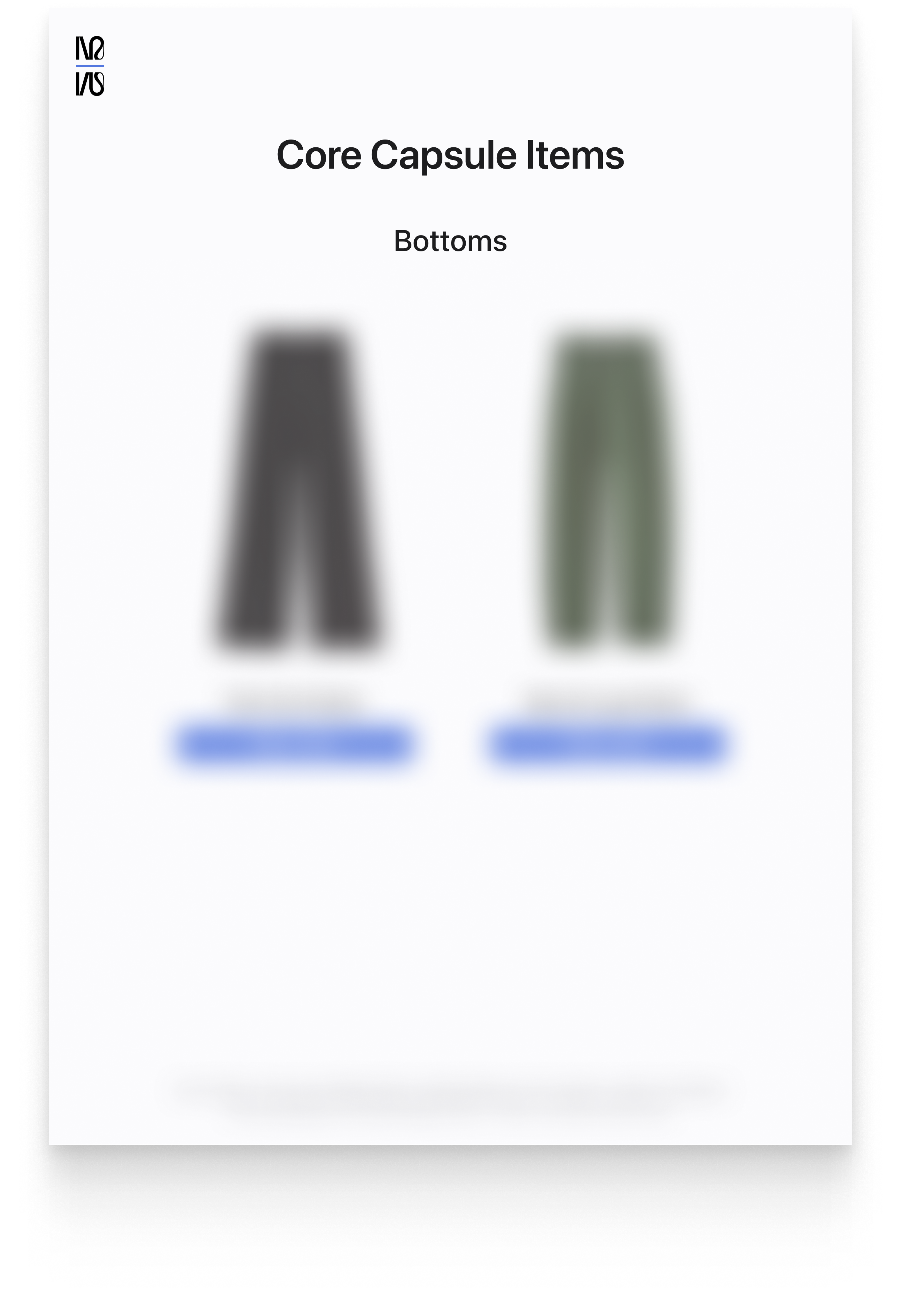 Year-Round Core Capsule™