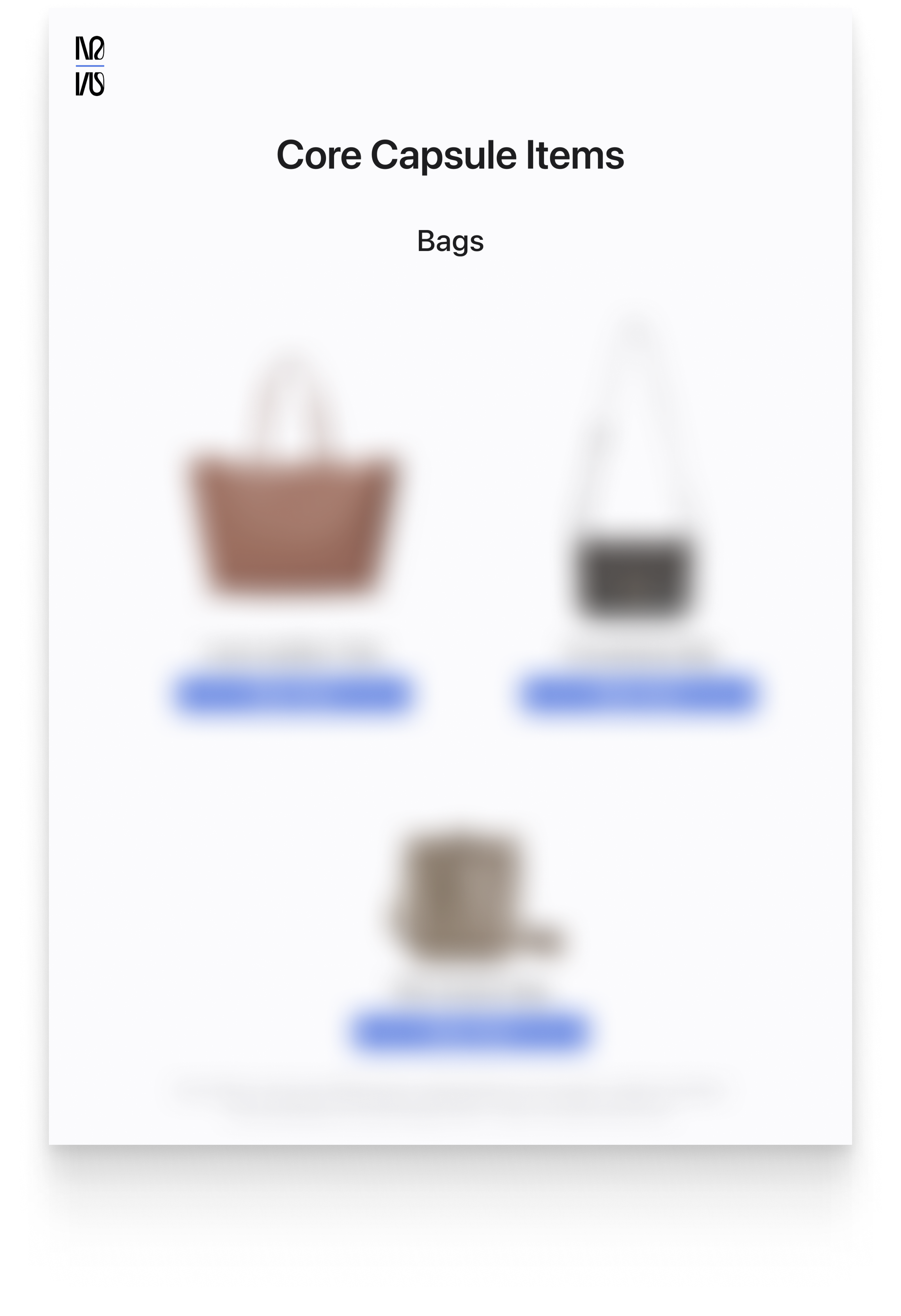 Year-Round Core Capsule 2026 (Timeless Classic)