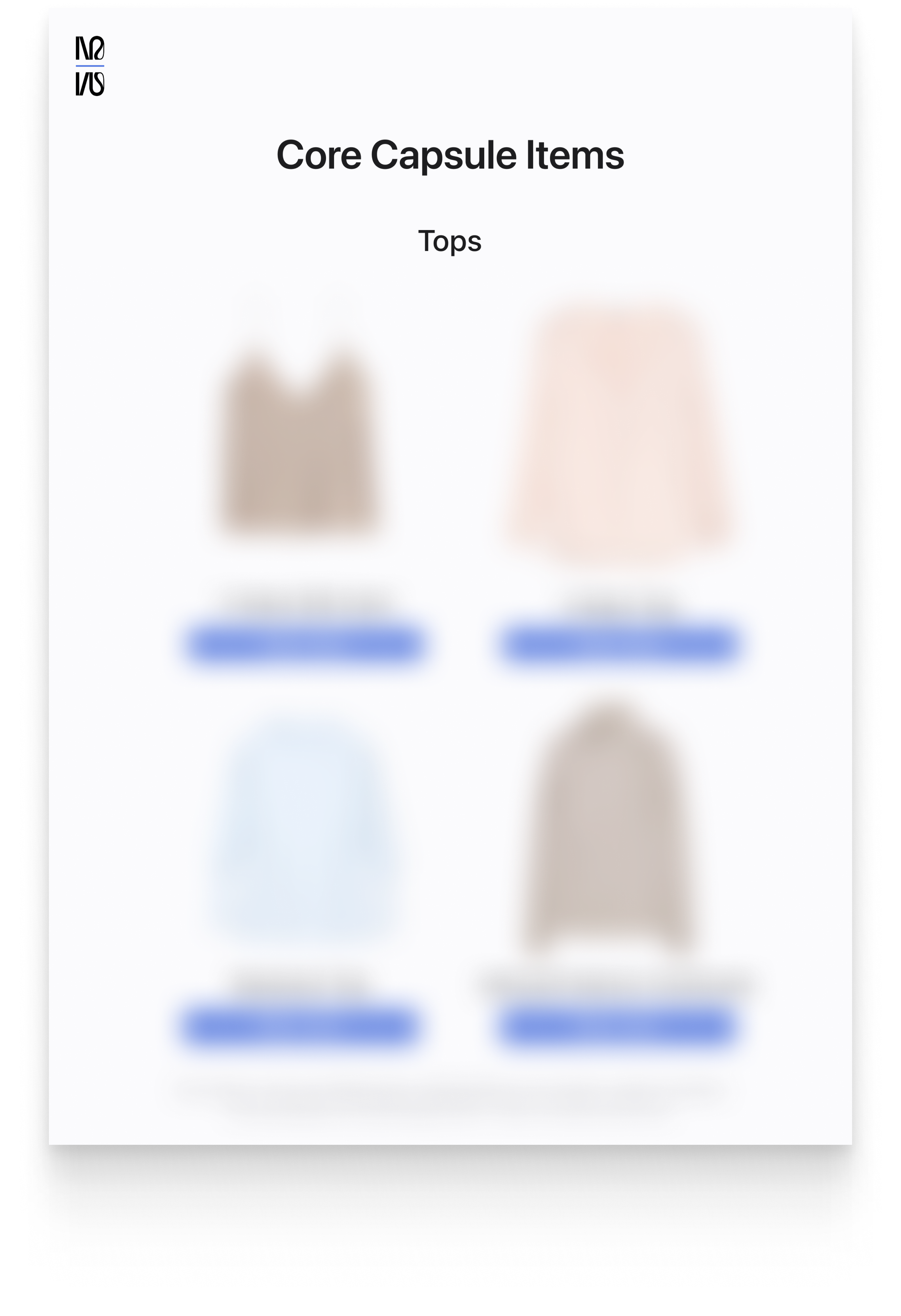 Year-Round Core Capsule 2026 (Minimal Feminine)