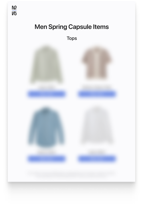 Men's Spring Expansion Capsule