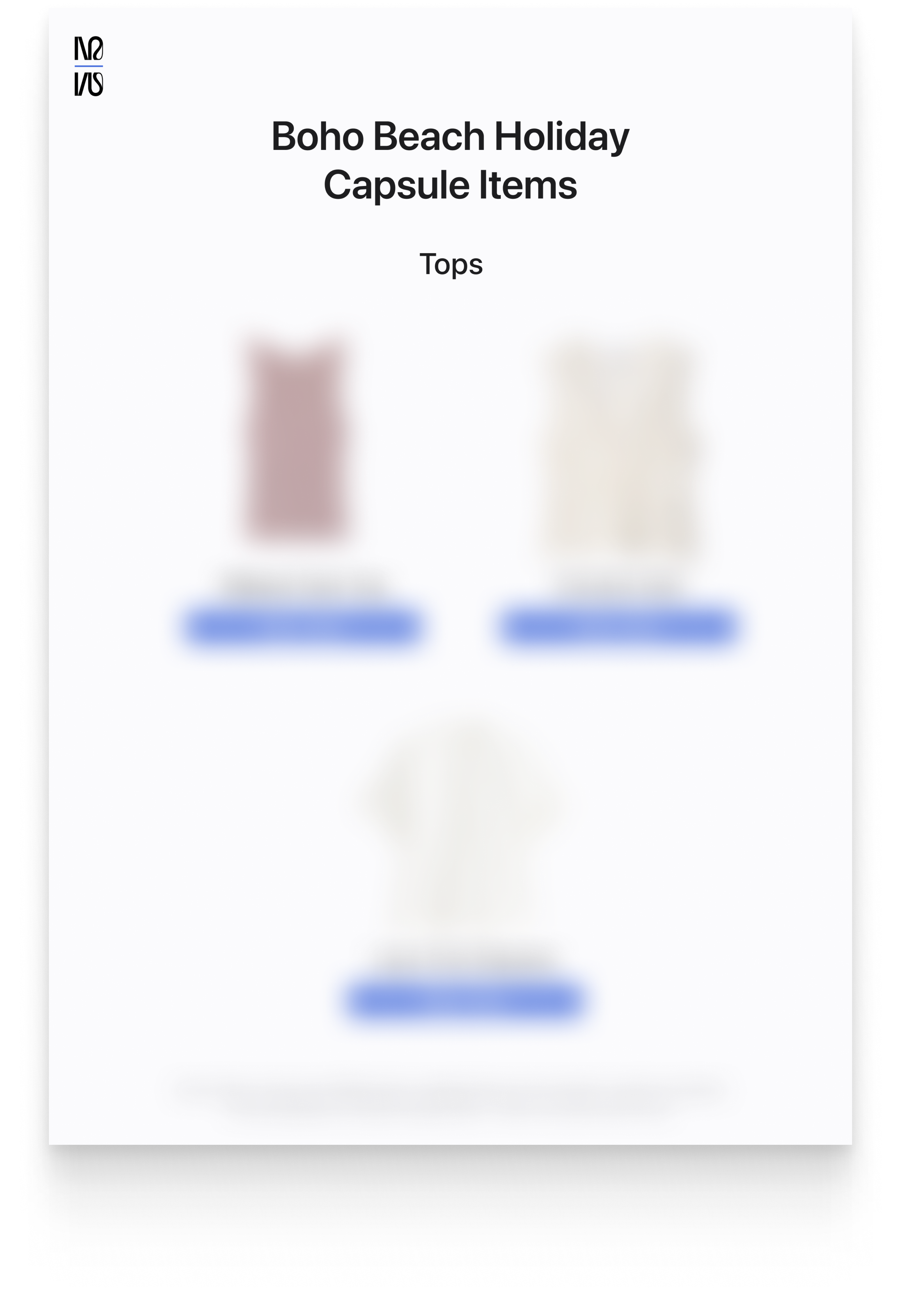 Boho Beach Holiday Special Expansion Capsule