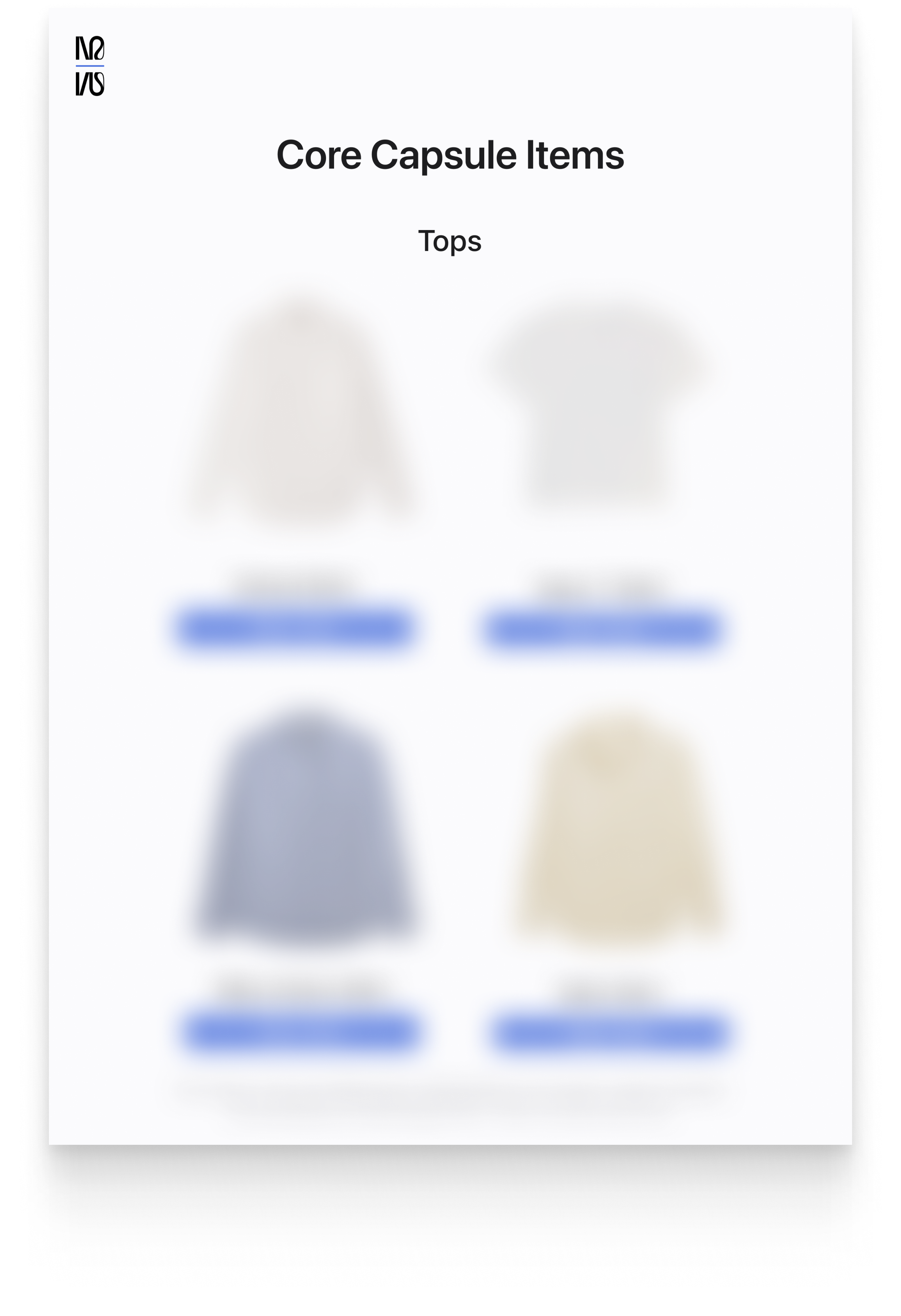 Year-Round Core Capsule 2026 (Timeless Classic)