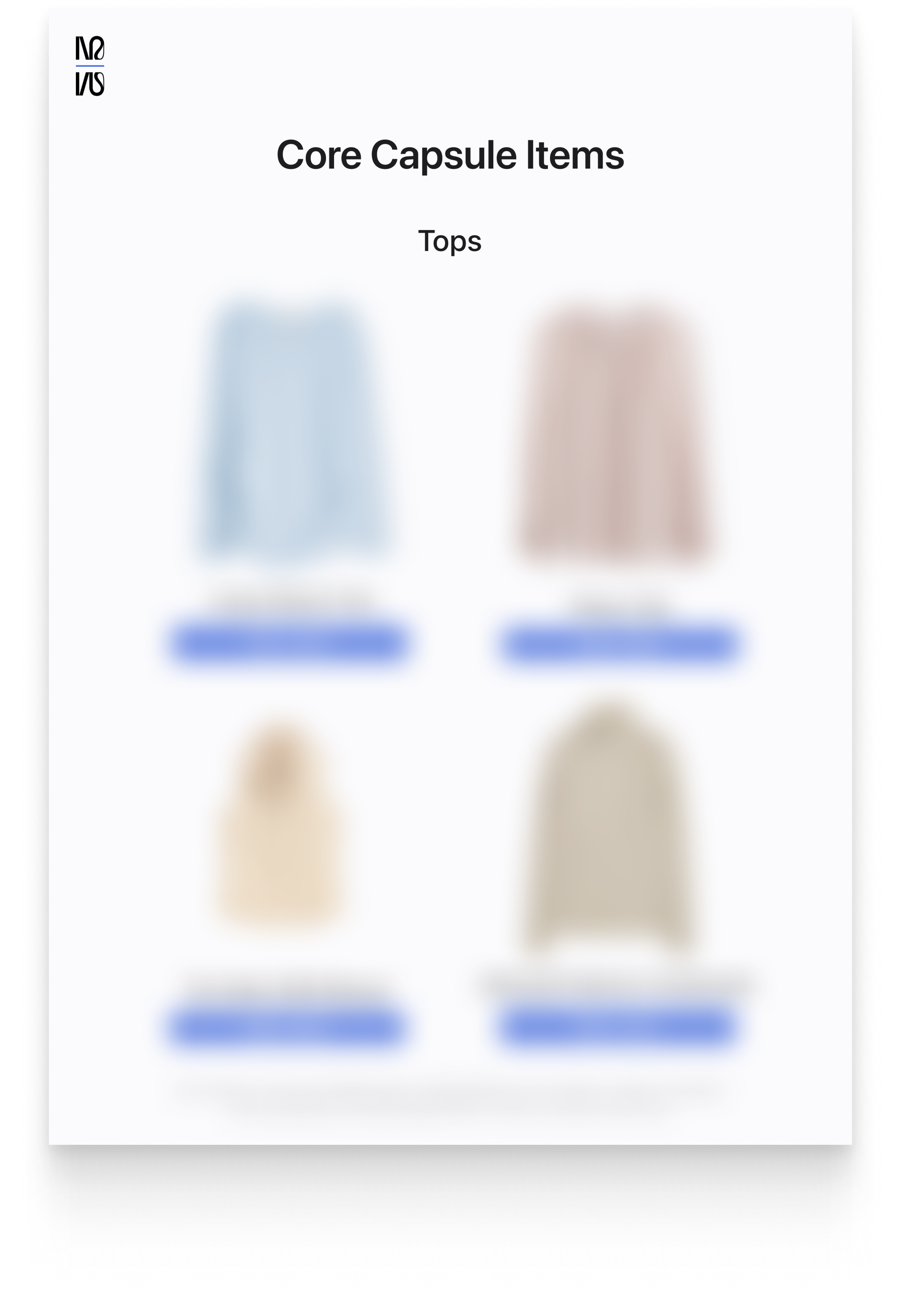 Year-Round Core Capsule 2026 (Minimal Feminine)