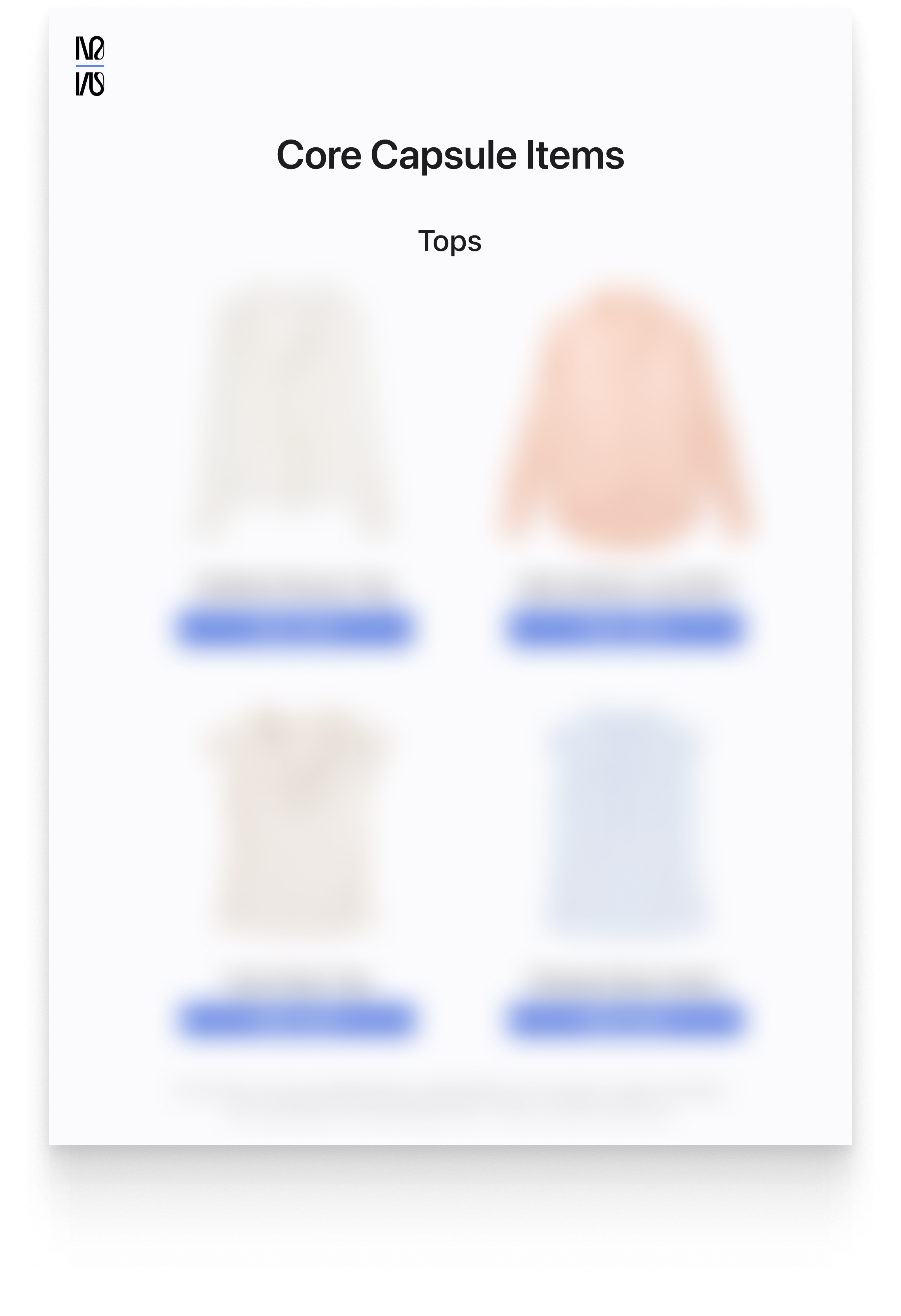 Year-Round Core Capsule 2026 (Minimal Feminine)