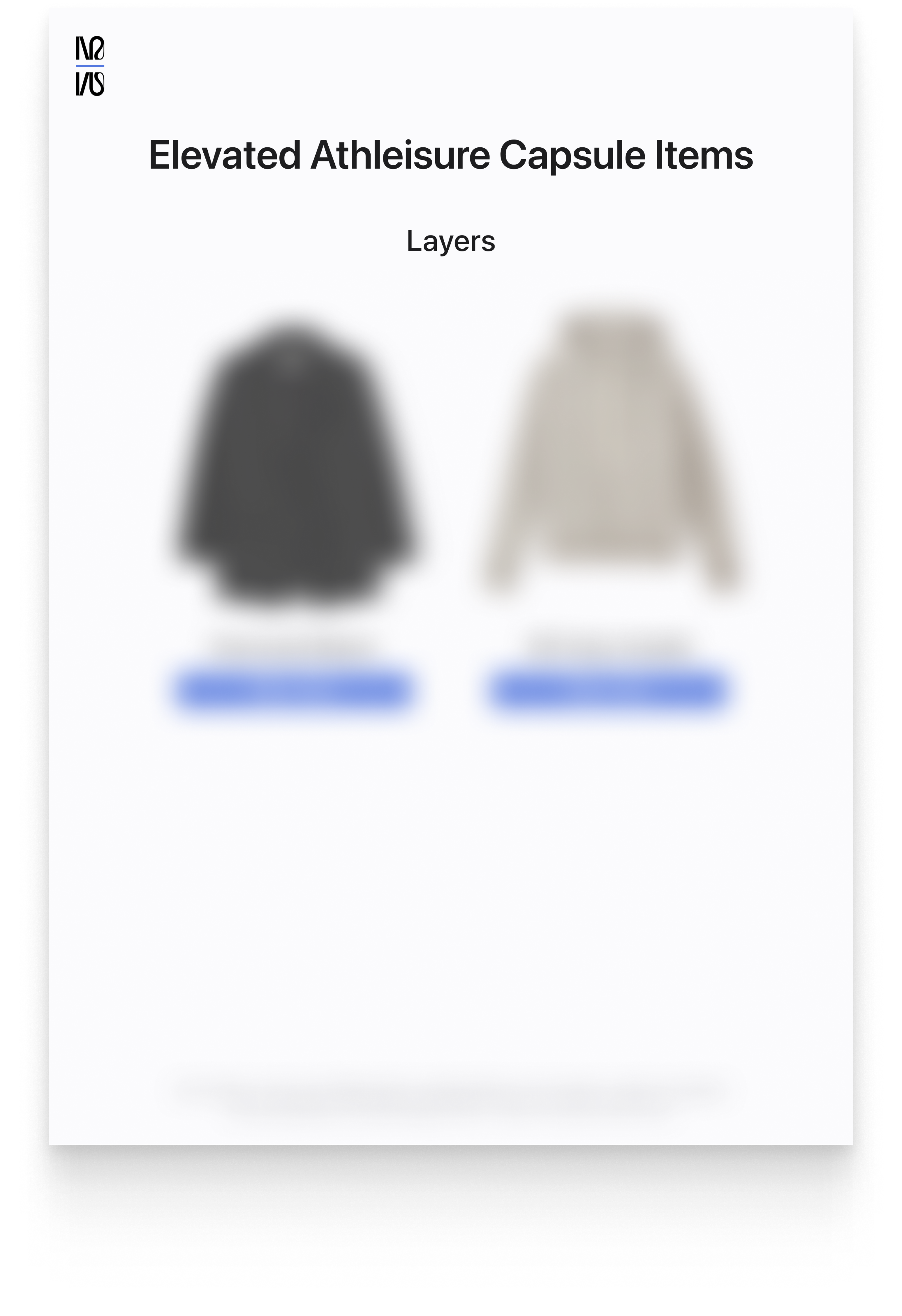 Elevated Athleisure Special Expansion Capsule