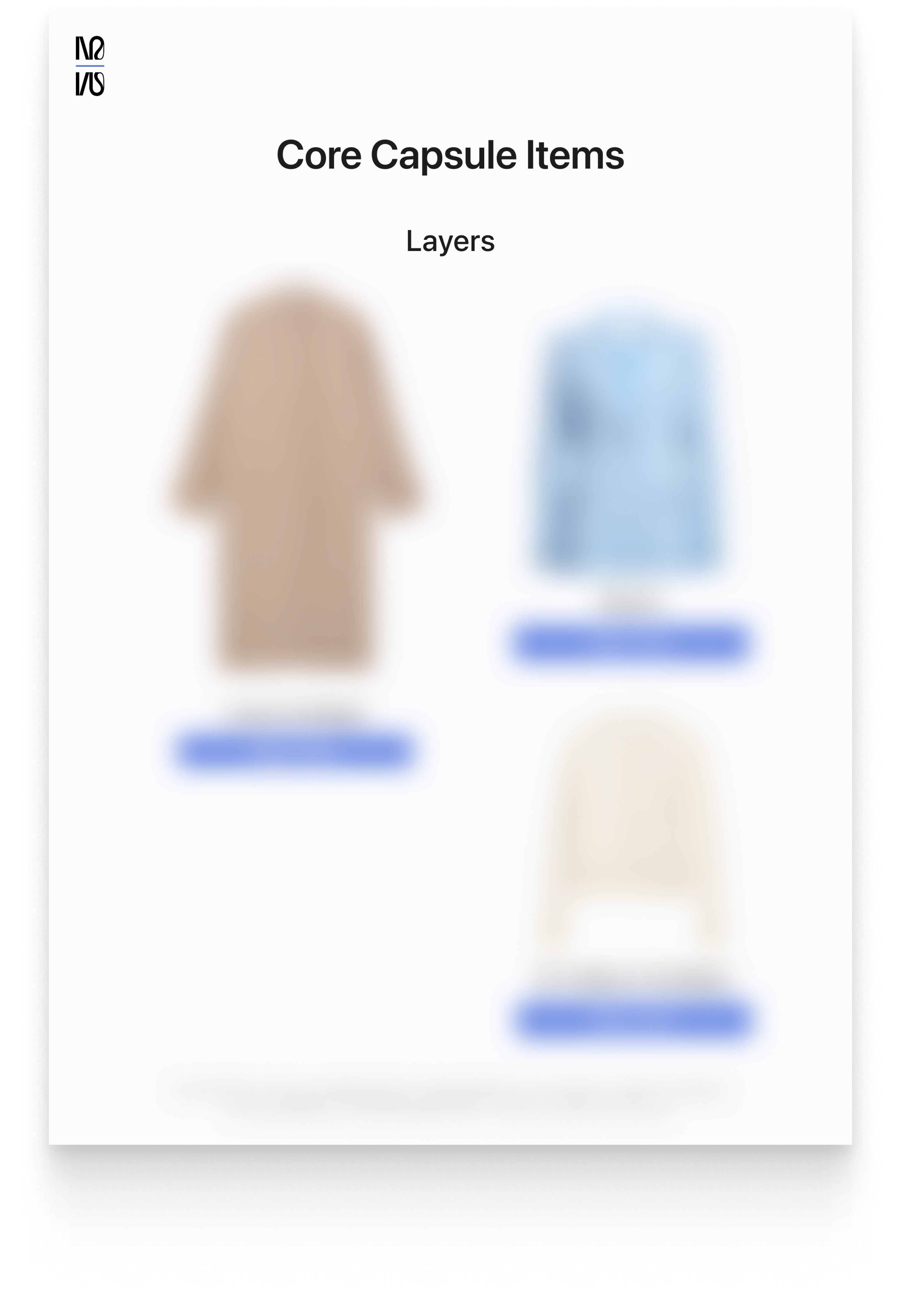 Year-Round Core Capsule 2026 (Minimal Feminine)